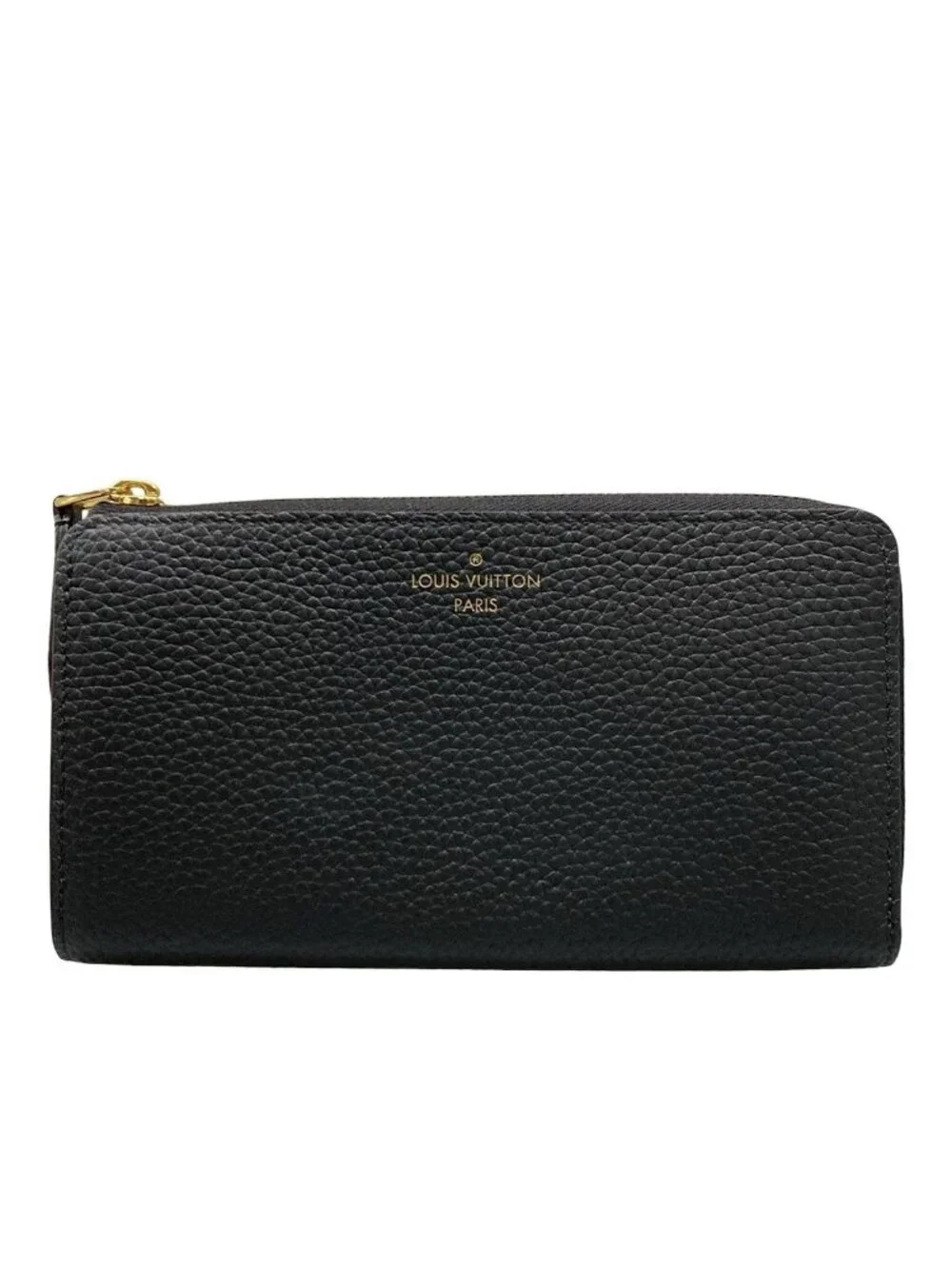 Louis Vuitton Wallet Cuir Taurillon Portefeuille Comet Noir Leather